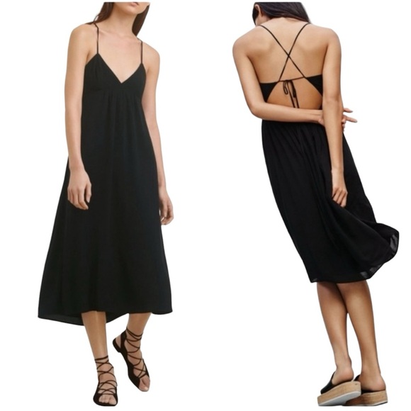 Aritzia Dresses & Skirts - Aritzia Talula open back empire waist midi dress size 6 excellent condition